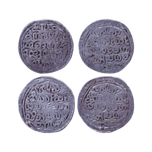 Medieval India: Arakan Thirudhamma Raja(BE 996, 1634 AD), Silver Rupee (2), 9.86gms & 9.73gms