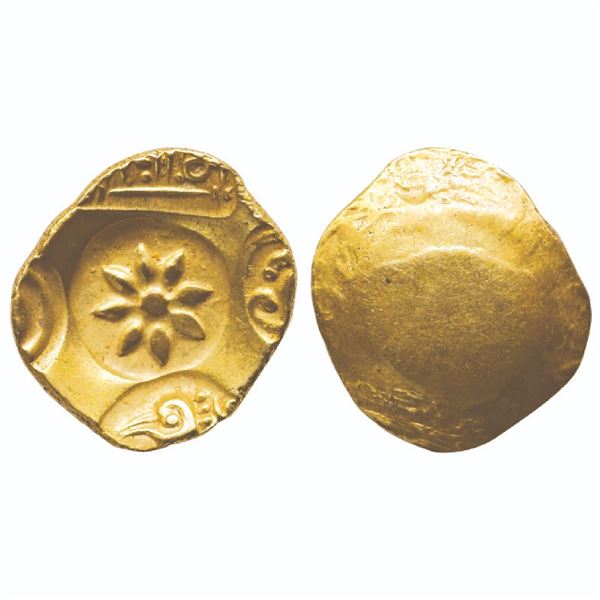 Medieval India: Yadavas of Devagiri, Ramchandra (1270-1311 AD), Gold Gadyana / Padma Tanka, 3.80gms