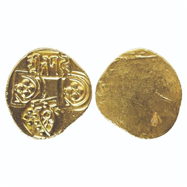 Medieval India: Paramaras of Vidarbha, Jagadeva (c. 12th century), Gold Pagoda, 3.68gms