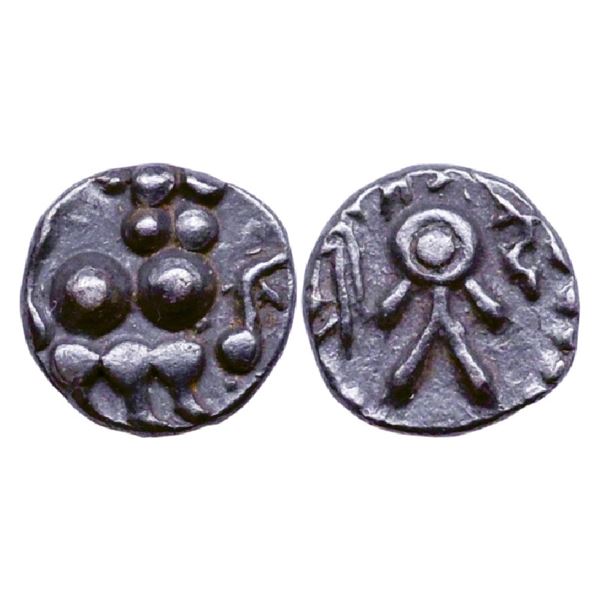 Medieval India: Parmaras of Vidarbha, Bhojadeva (1010-1055 AD), Silver Dramma, 0.62gms
