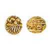 Image 1 : Medieval India: Vijayanagar ? Gold 1/2 Fanam, 0.18gms