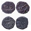 Image 1 : Mughals: Aurangzeb Alamgir, Copper ½ Paisa, Mailapur Mint, 6.75gms