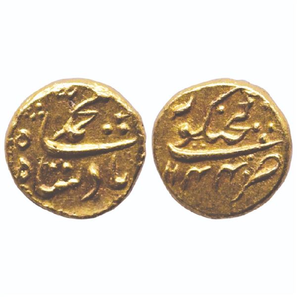 Mughals: Muhamamd Shah, Gold Pagoda, Ganjikot Mint, 3.84gms