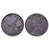 Image 1 : British India: Victoria Empress, Silver Rupee, 11.57gms, Error, Brockage