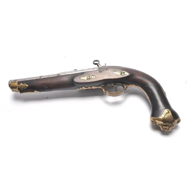 21BG-A129 MIQUELET FLINTLOCK PISTOL
