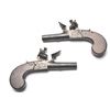 Image 10 : 21BG-A242 CASED FLINTLOCK TRAVELING PISTOLS