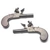 Image 13 : 21BG-A242 CASED FLINTLOCK TRAVELING PISTOLS
