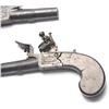 Image 14 : 21BG-A242 CASED FLINTLOCK TRAVELING PISTOLS