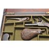 Image 7 : 21BG-A242 CASED FLINTLOCK TRAVELING PISTOLS
