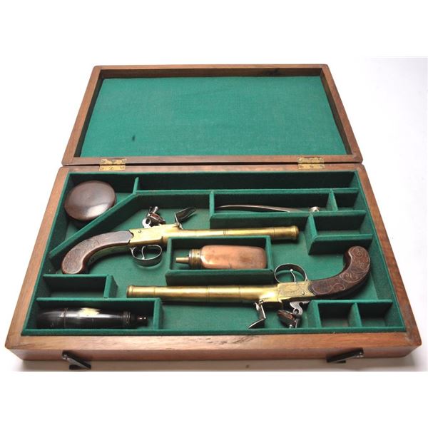 21BG-A304 MANTON FLINTLOCK PISTOLS