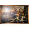 Image 1 : 21BG-29 PAINTING OF BATTLE SCENE