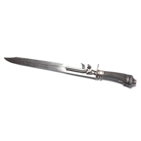 21BG-277 RARE FLINTLOCK KNIFE PISTOL
