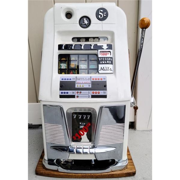21CD-3 MILLS 5 CENT SLOT MACHINE