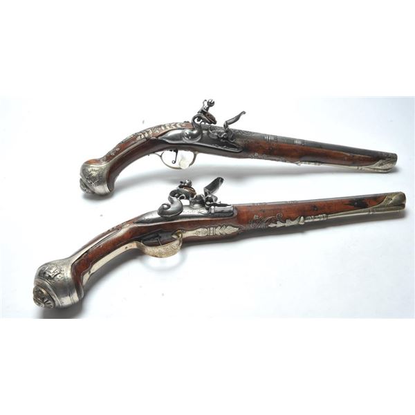 21BG-A284 PAIR OF FLINTLOCK PISTOLS