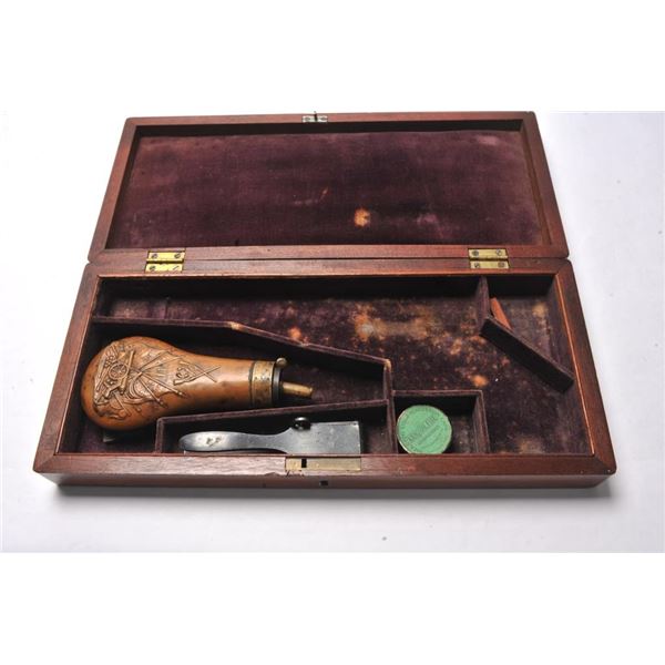 21BL-4 1860 ARMY CASE W/FLASK & MOLD