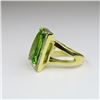 Image 6 : 21CAI-9 PERIDOT & DIAMOND RING