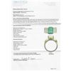 Image 6 : 21CAI-4 COLOMBIAN EMERALD & DIAMOND RING