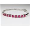 Image 1 : 21CAI-6 RUBY & DIAMOND BANGLE