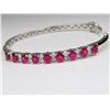 Image 2 : 21CAI-6 RUBY & DIAMOND BANGLE
