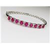 Image 5 : 21CAI-6 RUBY & DIAMOND BANGLE