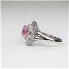 Image 5 : 21CAI-7 PINK SAPPHIRE & DIAMOND RING