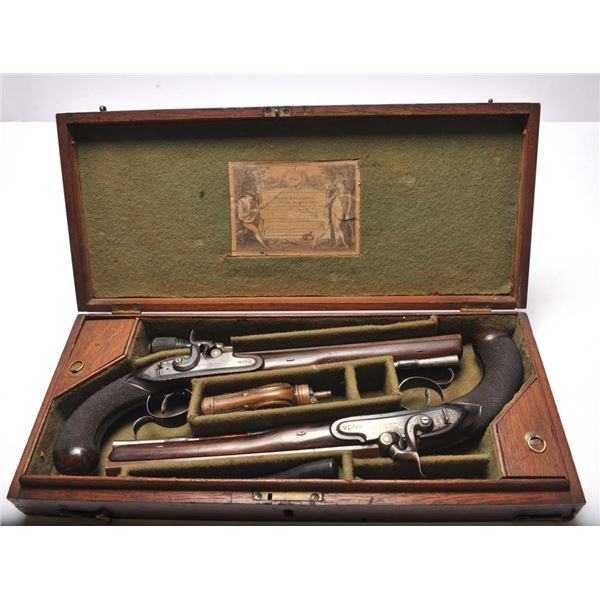 21BG-306 JOHN RICHARDS PERC. PISTOLS CASED