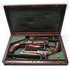 Image 1 : 21BG-A307 CASED PAIR OF SEA CAPTAINS PISTOLS