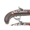 Image 14 : 21BG-A305 PAIR OF CASED PERCUSSION  PISTOLS