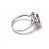 Image 2 : 21RPS-10 PINK SAPPHIRE & DIAMOND RING