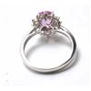 Image 4 : 21RPS-10 PINK SAPPHIRE & DIAMOND RING