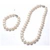 Image 1 : 21RPS-8 PEARL NECKLACE & BRACELET