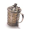 Image 2 : 21BG-A23 ENGRAVED SILVER JAR