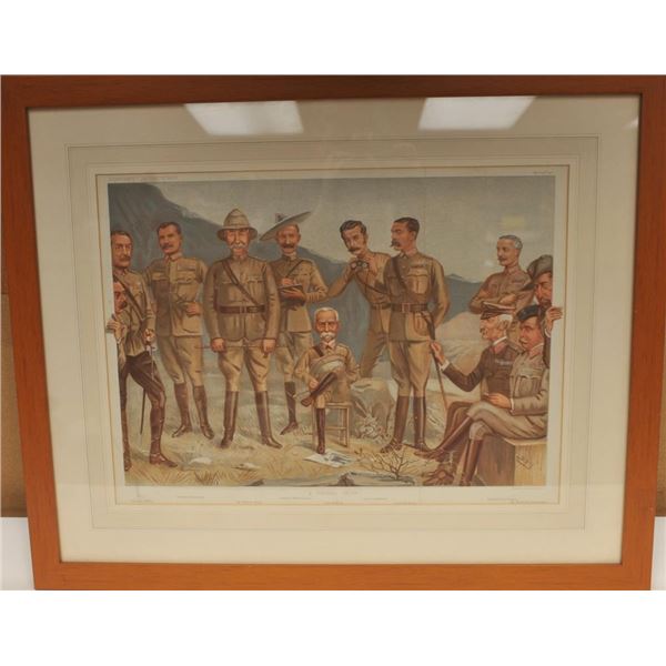 21BM-1 1900 LITHO OF BRITISH GENERALS