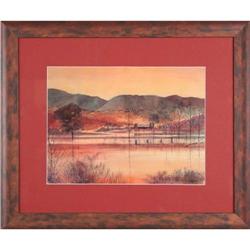 Robert MacIssac The Pond Original Watercolor #1742292
