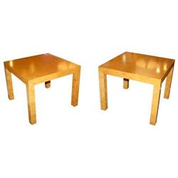 Pair retro Habitat International Parsons tables#1742538