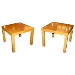 Pair retro Habitat International Parsons tables#1742538