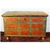 Image 1 : AUTHENTIC PAINTED BLANKET CHEST c. 1800-50 / #1742623