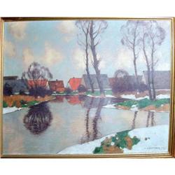 German Winter Landscape by Carl Kustner #1743121