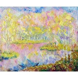  Morning Idyl  Russian Impressionism oil  #1750950