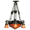 Image 1 : Art Nouveau Grapevine Motif Chandelier #1751053