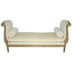 French Louis XVI Giltwood Day Bed #1751082