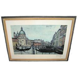 '57 BERNARD BUFFET  Venice Lithograph #1751111