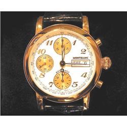 Mont Blanc Meisterstuck 18K Gold Watch #1751159