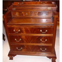 MAHOGANY CHEST WITH PULLOUT DESK #1751262