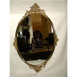 Brass Mirror French Rococo C.1890-1910 #1763487