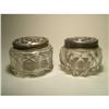 Image 1 : STERLING SILVER DRESSOR JARS PAIR OF MINI'S #1763544