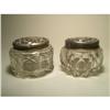 Image 1 : STERLING SILVER DRESSOR JARS PAIR OF MINI'S #1763544