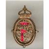 Image 1 : Victorian Rose Gold Ruby and Diamond Brooch #1763642