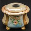 Image 1 : Bavairian Lusterware Hand Painted Hair Receiver#1763724