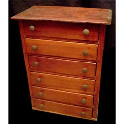 Arts & Crafts Mini-Chest of Drawers #1764293